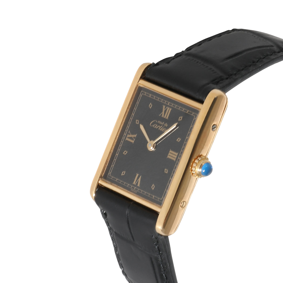 Must de Cartier Tank 590005 Womens Watch in  Vermeil