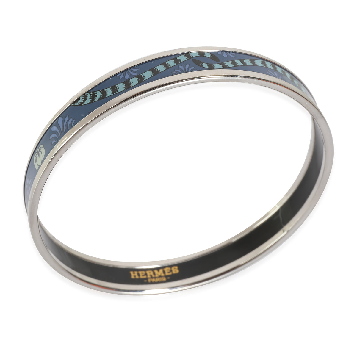 Enamel Bracelet in  Palladium Plated