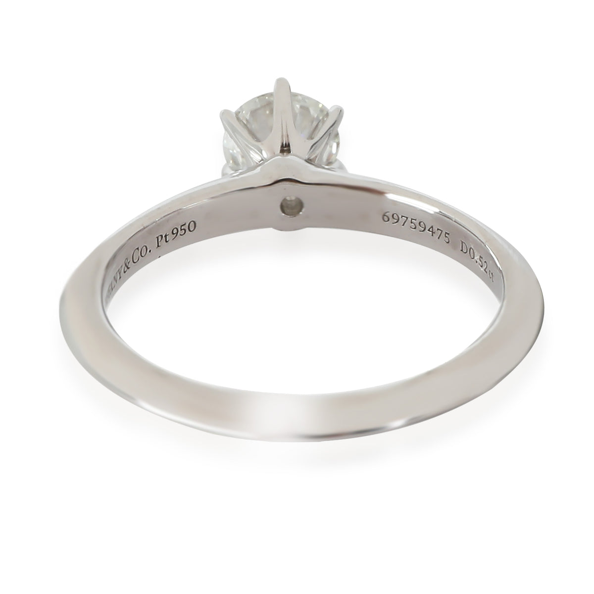 Diamond Engagement Ring in  Platinum G VS1 0.52 CTW