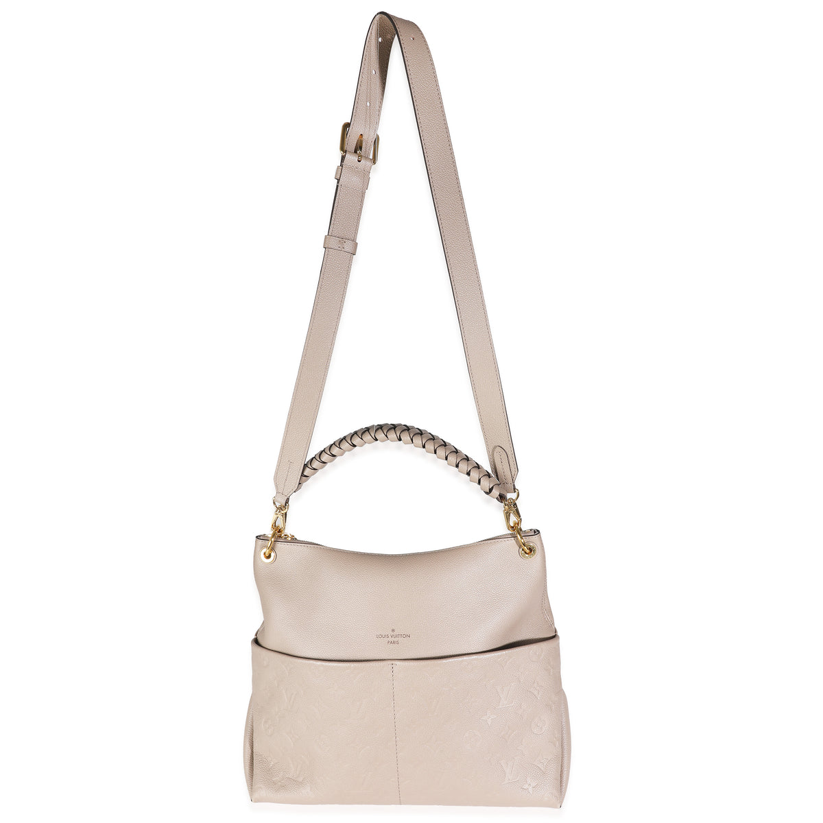 Turtledove Monogram Empreinte Maida Hobo