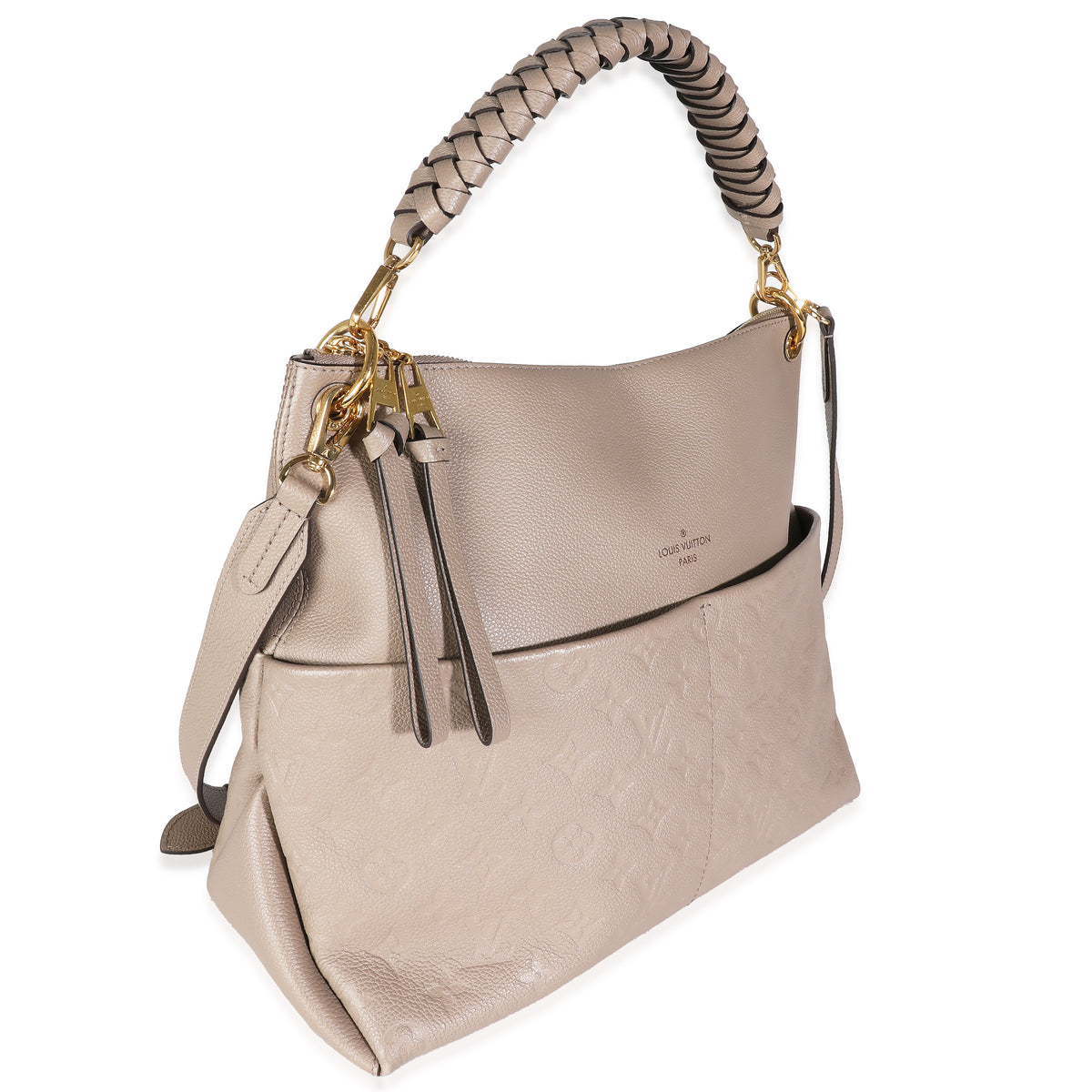 Turtledove Monogram Empreinte Maida Hobo