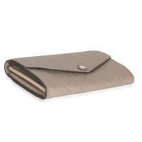 Turtledove Monogram Empreinte Sarah Wallet