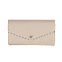 Turtledove Monogram Empreinte Sarah Wallet