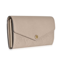 Turtledove Monogram Empreinte Sarah Wallet