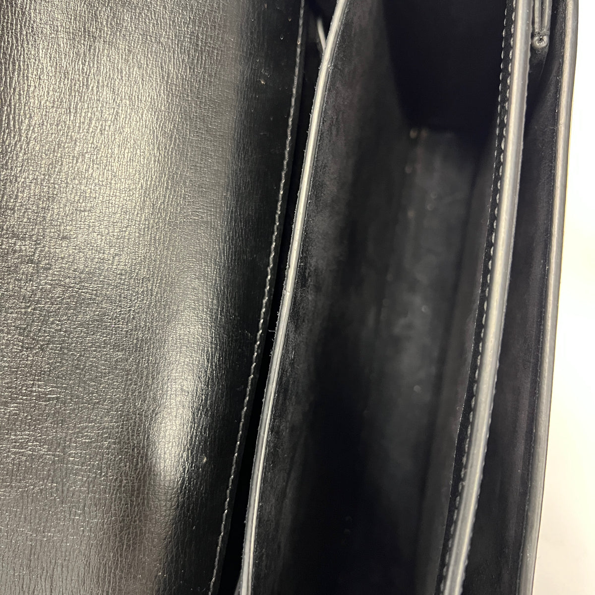 Black Calfskin Medium Monogram Sunset