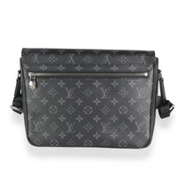 Black Taigarama Monogram Eclipse Outdoor Flap Messenger