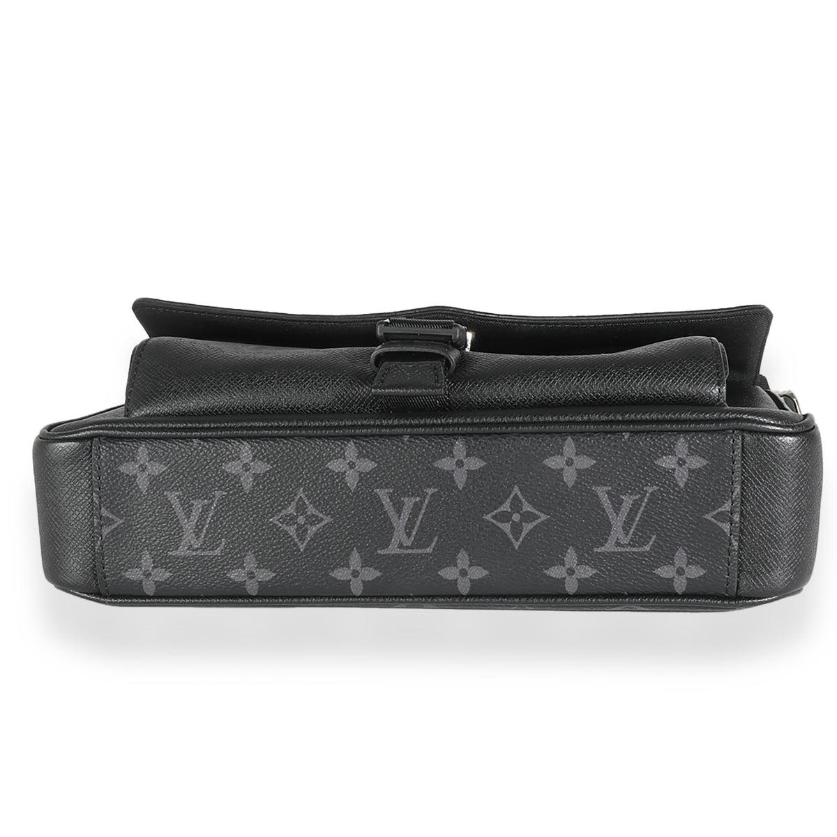 Black Taigarama Monogram Eclipse Outdoor Flap Messenger