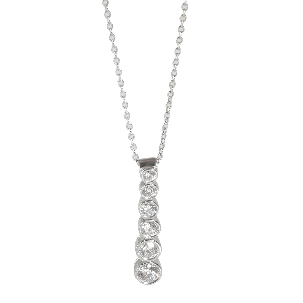 Jazz Fashion Pendant in  Platinum 0.45 CTW