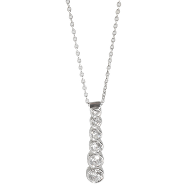 Jazz Fashion Pendant in  Platinum 0.45 CTW