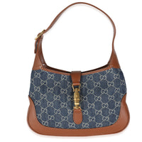 Blue Tea Cuir New Denim GG Calfskin Jackie 1961 Hobo