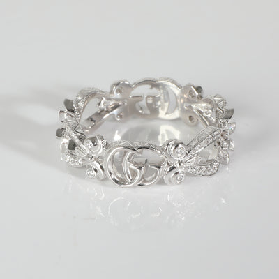 Flora Fashion Ring in 18k White Gold 0.35 CTW