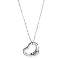 Elsa Peretti 16mm Open Heart Pendant in Sterling Silver