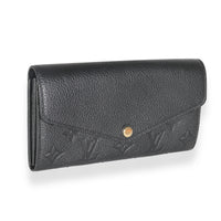 Black Monogram Empreinte Sarah Wallet