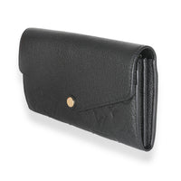 Black Monogram Empreinte Sarah Wallet