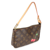 Cerises Monogram Canvas Pochette Accessoires