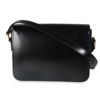 Black Shiny Calfskin Teen Triomphe Bag