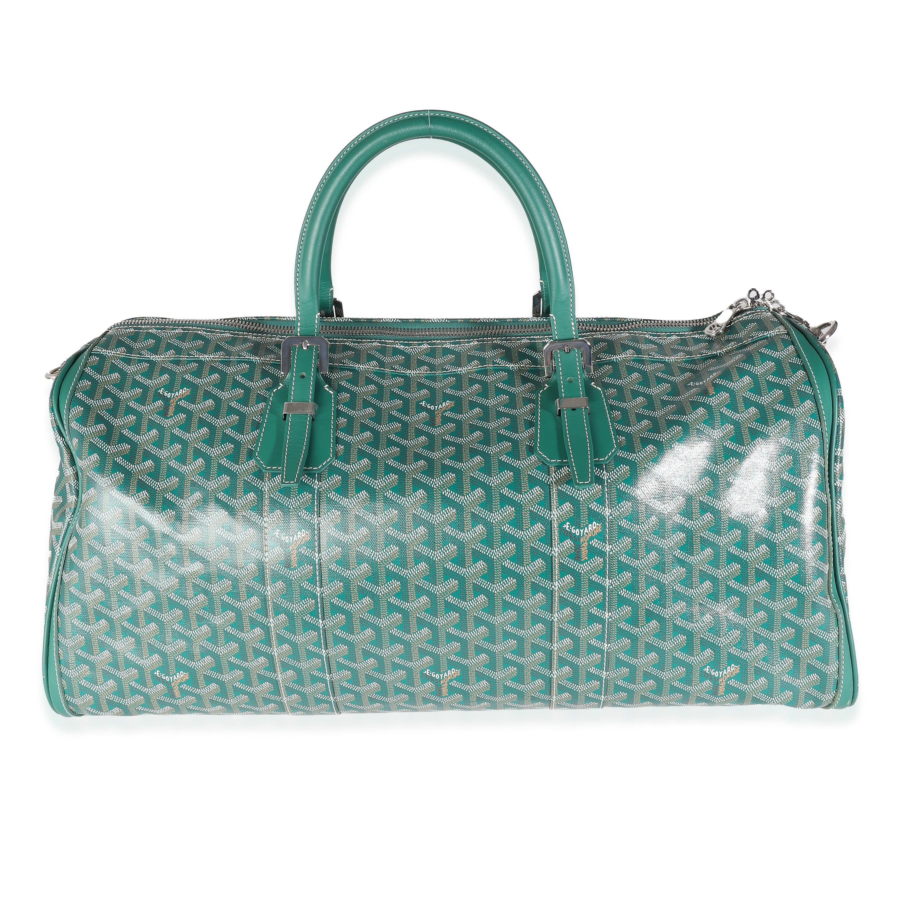 Goyard Green Goyardine Canvas Croisiere 55 | myGemma | Item #140904