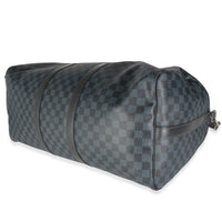 Damier Cobalt Canvas Keepall Bandouliere 55