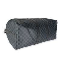 Damier Cobalt Canvas Keepall Bandouliere 55