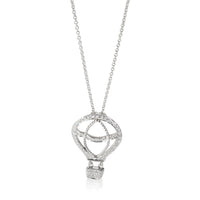 Tiffany & Co. Platinum Diamond Hot Air Balloon Pendant sv