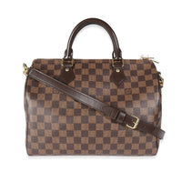 Damier Ebene Canvas Speedy Bandouliere 30