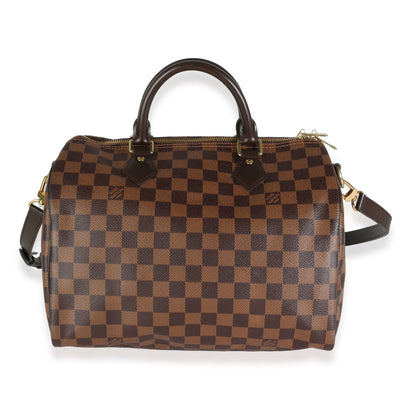 Damier Ebene Canvas Speedy Bandouliere 30