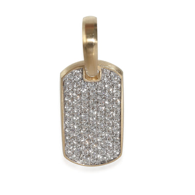 Chevron Collection Fashion Pendant in 18k Yellow Gold 0.8 CTW