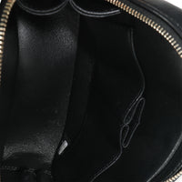 20P Black Quilted Lambskin Mini Trendy CC Bowling Bag