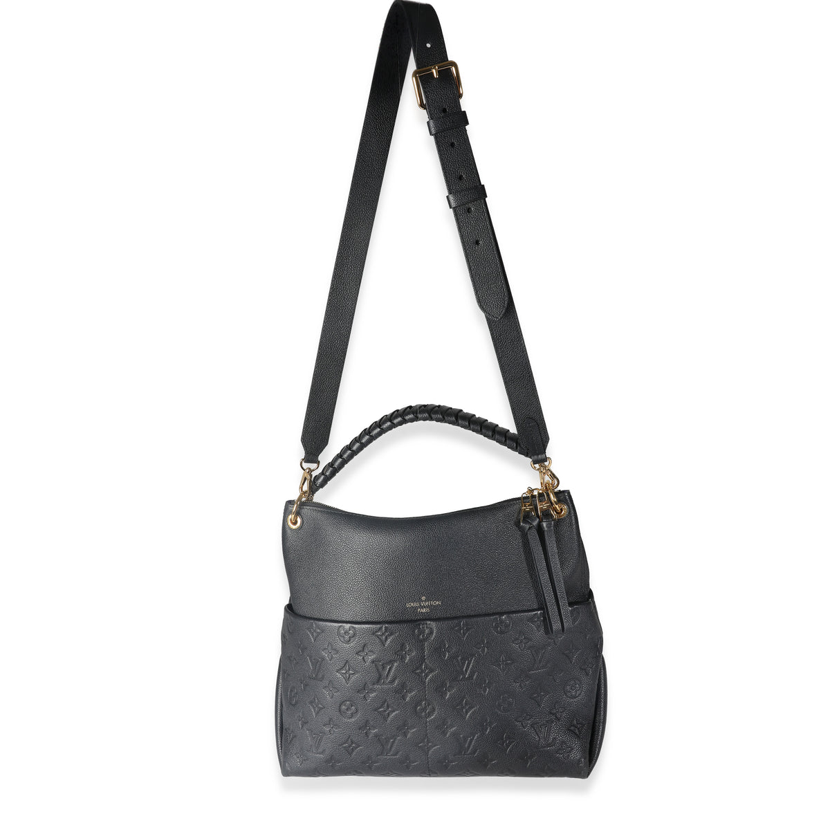 Black Monogram Empreinte Maida Hobo