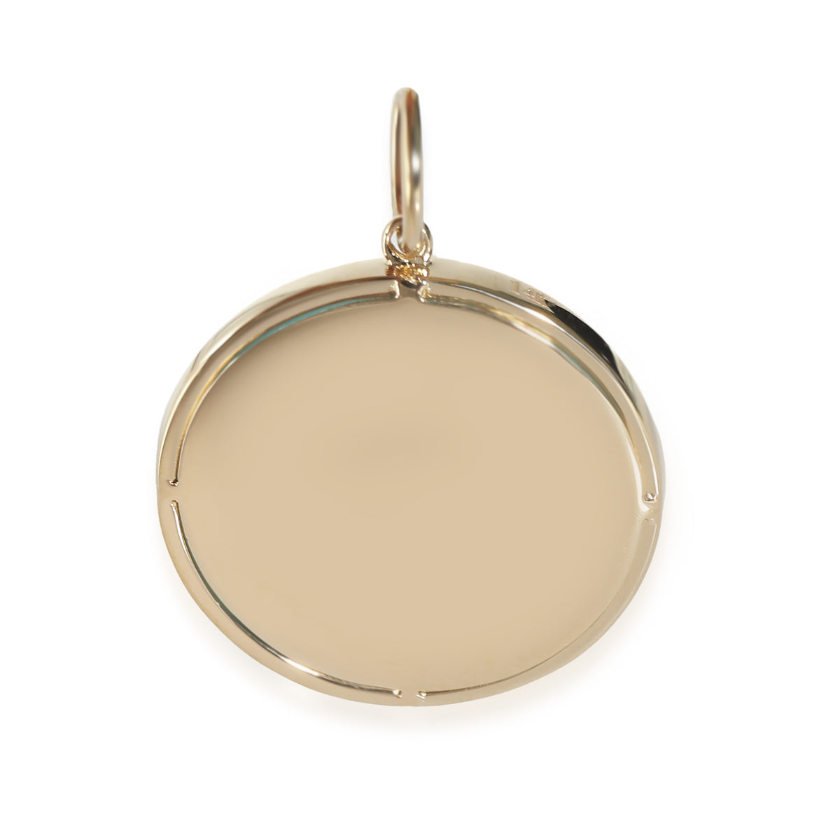 Turquoise Fashion Pendant in 14k Yellow Gold 0.25 CTW