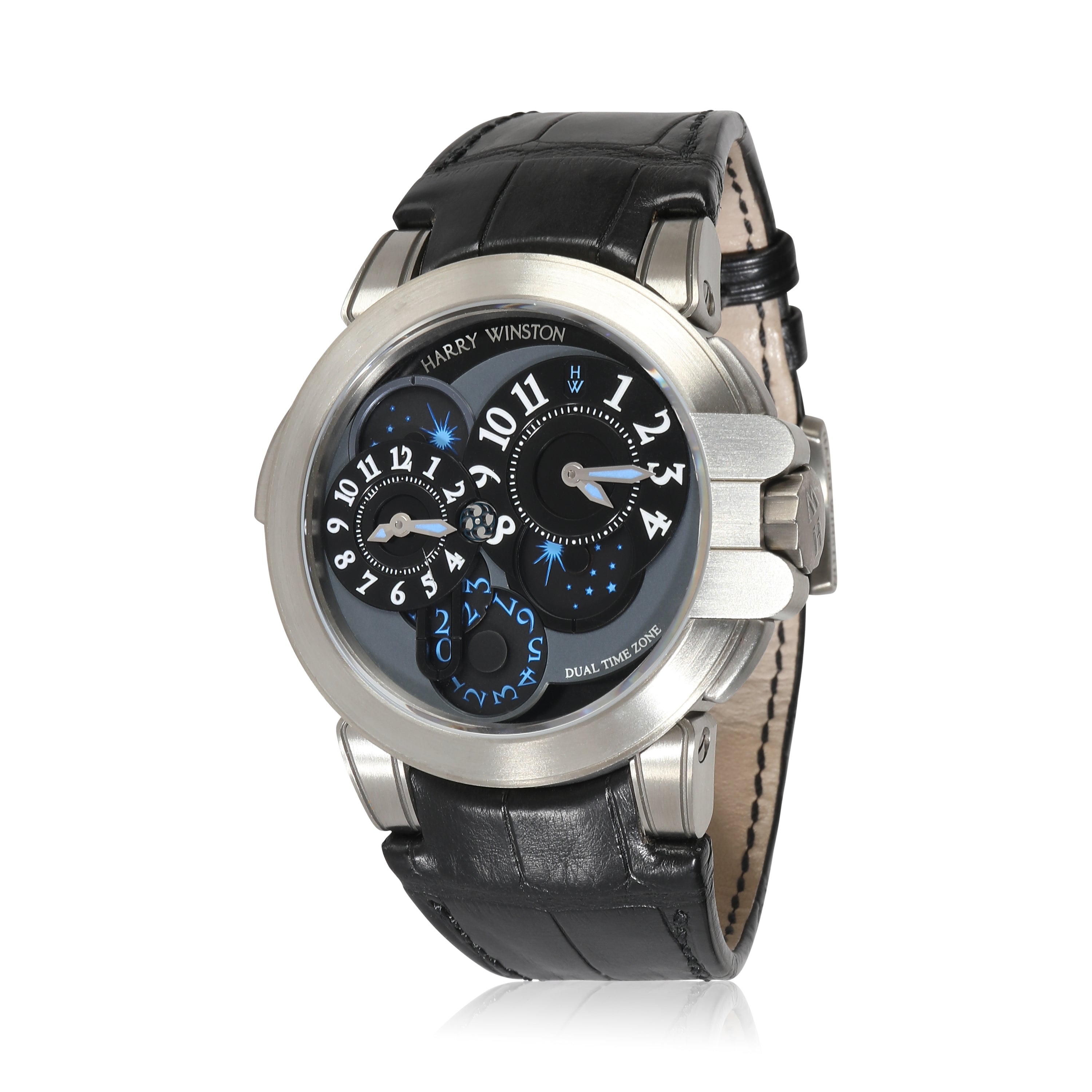 Harry Winston Ocean Dual-Time Project Z 400-MATZ44ZC.K1 Men's