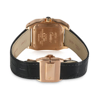 Santos 100 de Cartier W20108Y1 Unisex Watch in 18kt Rose Gold