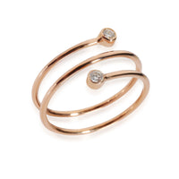 Elsa Peretti Fashion Ring in 18k Rose Gold 0.1 CTW