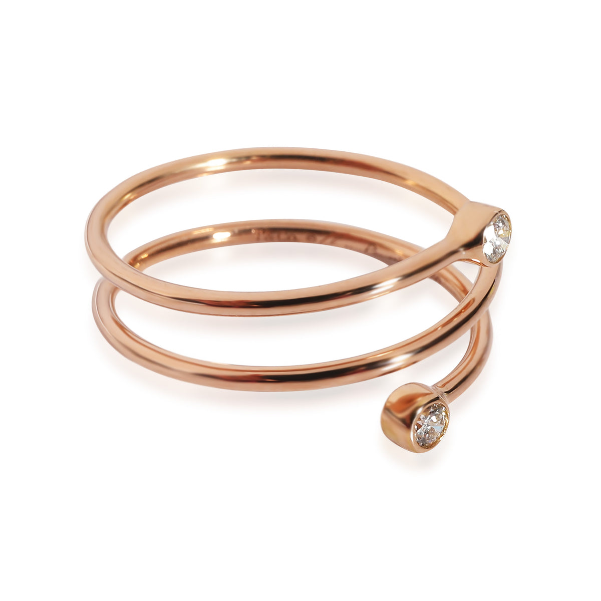 Elsa Peretti Fashion Ring in 18k Rose Gold 0.1 CTW