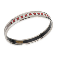 Printed Buckle Enamel Bracelet in  Palladium Plated, 62mm