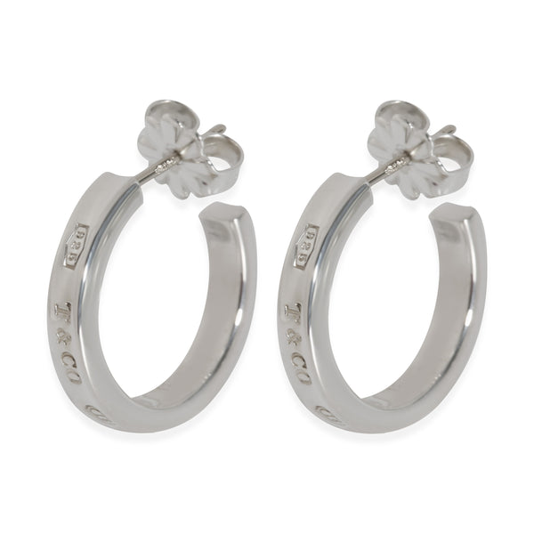 Tiffany & Co. 1837 Hoop Earrings, Small in Sterling Silver