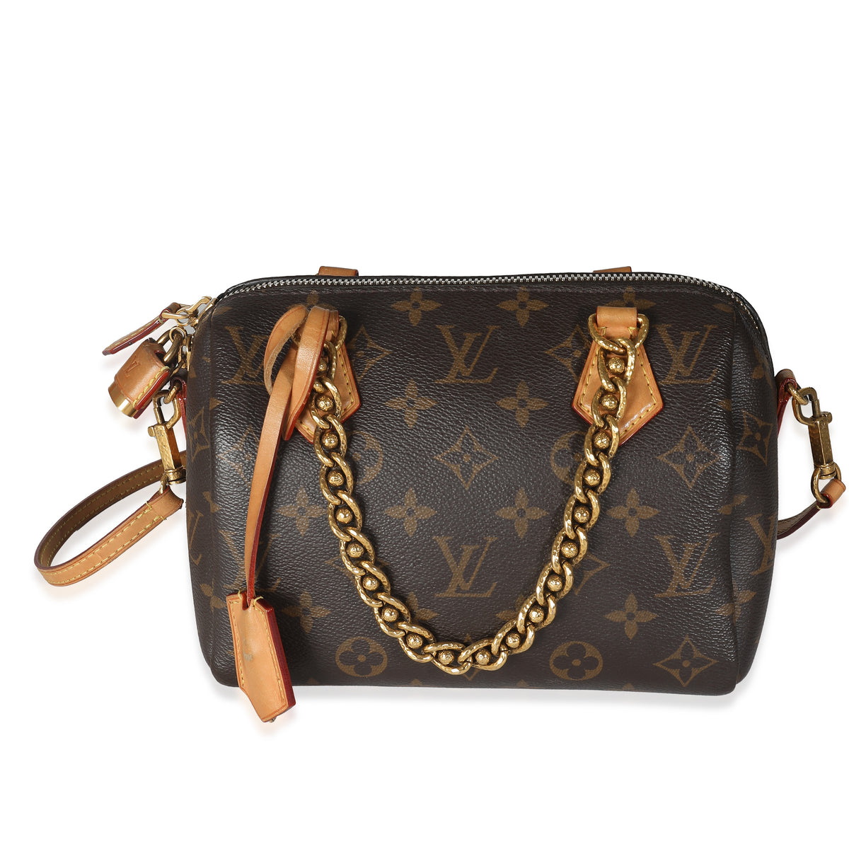 Monogram Canvas Chain Speedy 20