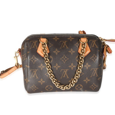 Monogram Canvas Chain Speedy 20