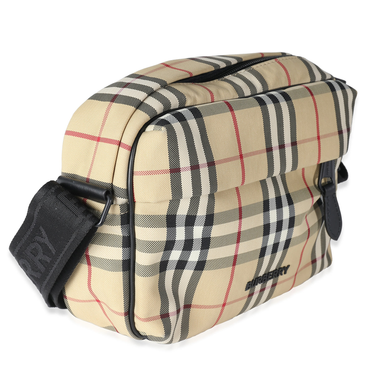 Archive Beige Nylon Vintage Check Paddy Bag