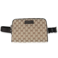 Beige GG Canvas Belt Bag