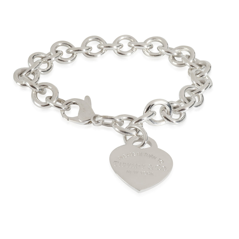 Return To Tiffany Heart Tag Bracelet in Sterling Silver