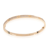 Love Bracelet, Small Model, Paved (Yellow Gold)