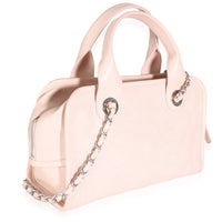 Chanel Pink Quilted Caviar Small Deauville Bowling Handbag Handbag pv