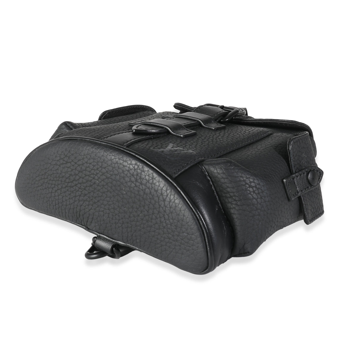 Louis Vuitton Black Taurillon Nano Christopher Handbag clasp