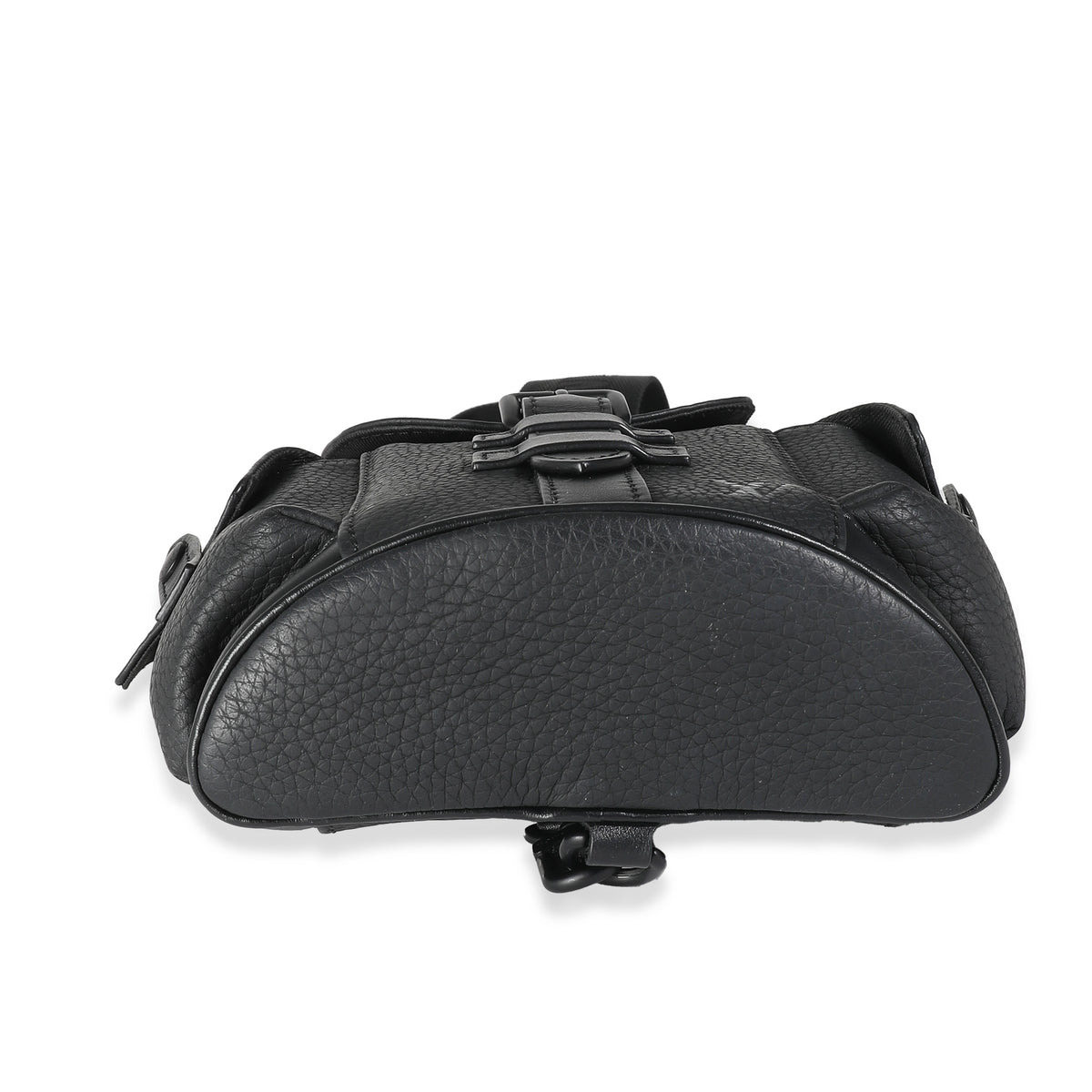 Louis Vuitton Black Taurillon Nano Christopher Handbag stamp