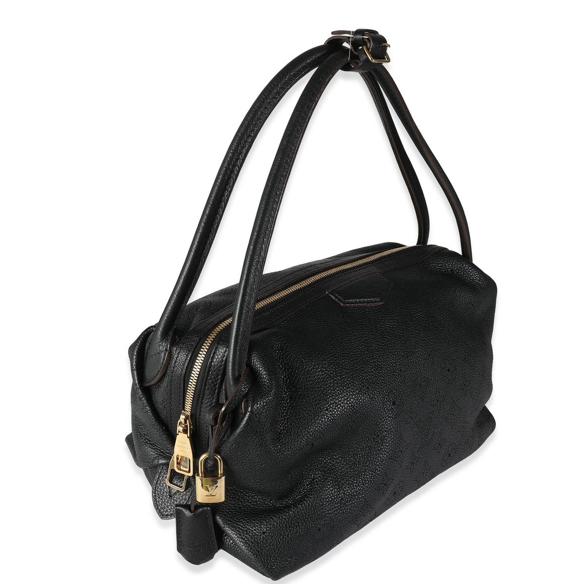 Louis Vuitton Black Monogram Mahina Galatea PM Handbag pv