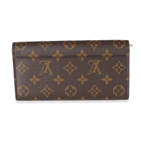 Fuchsia Monogram Canvas Sarah Wallet