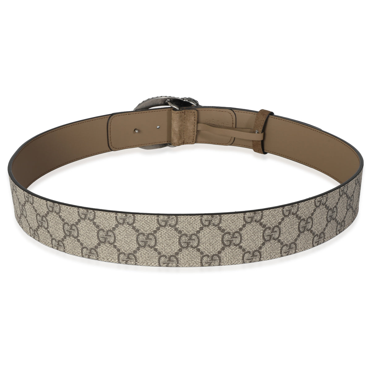 Beige GG Supreme Canvas Dionysus Belt 95/38