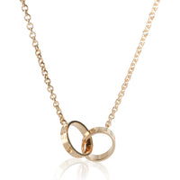 Love Interlocking Circle Necklace in 18k Yellow Gold