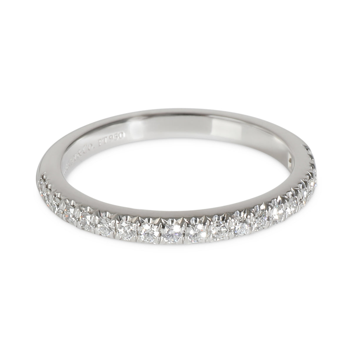 Soleste Half Eternity Band in Platinum 0.17 CTW